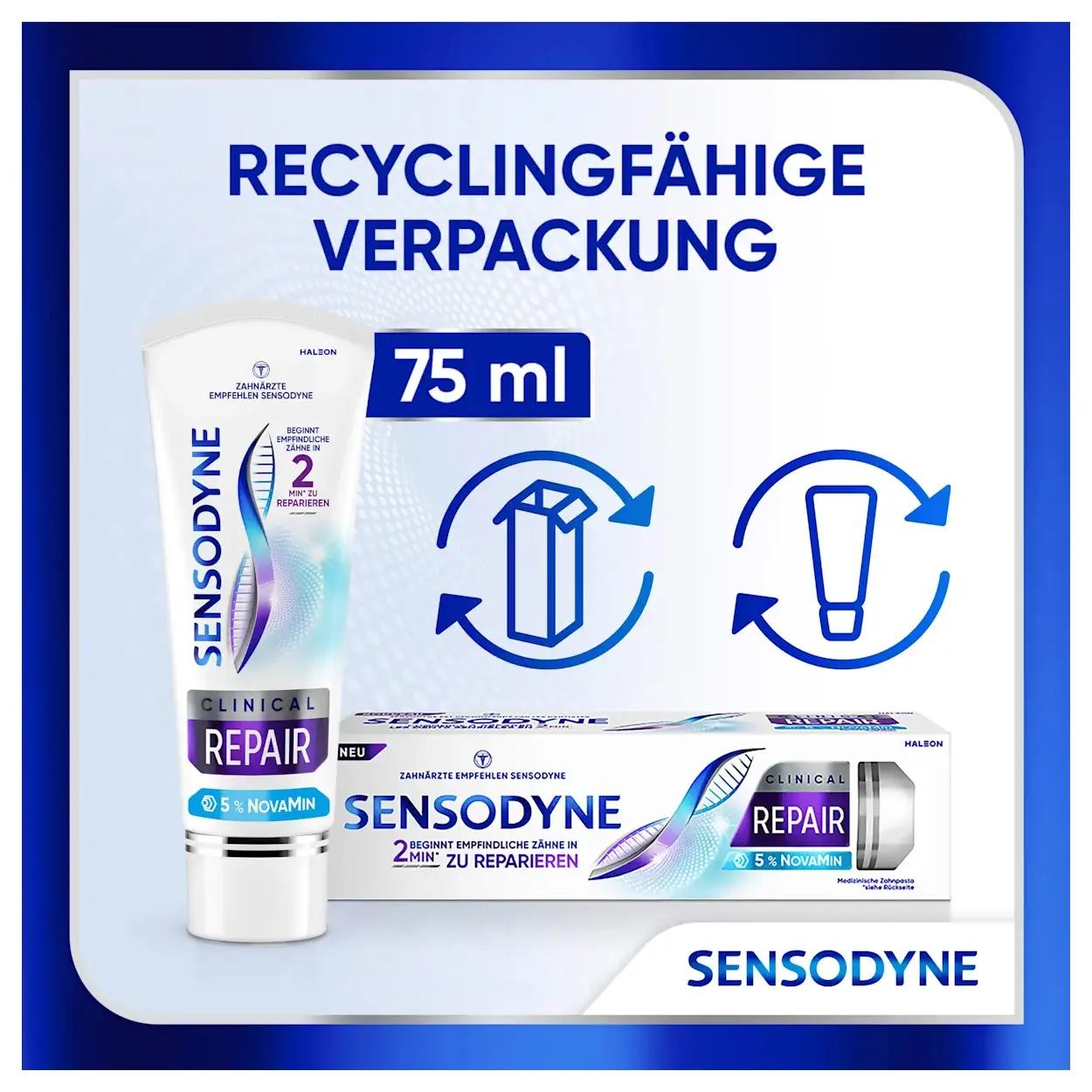 Sensodyne Clinical Repair tandpasta voor Gevoelige Tanden 75ml 13 Sensodyne Clinical Repair tandpasta voor Gevoelige Tanden 75ml