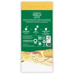 Starbucks Vanilla Latte Oploskoffie 5 zakjes Zacht & Romig 7