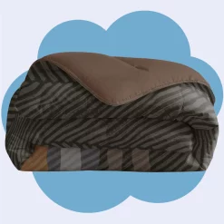 Zelesta Royalbed Brown Stripes 140x200cm - Dekbed zonder overtrek - met instopstrook - wasbaar op 40 graden - droger geschikt 11