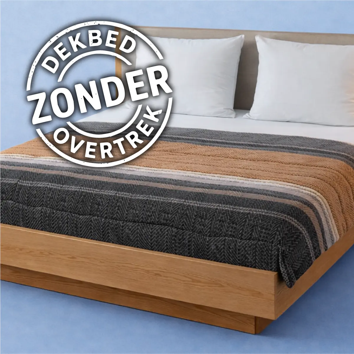 Zelesta Royalbed Brown Stripes 140x200cm - Dekbed zonder overtrek - met instopstrook - wasbaar op 40 graden - droger geschikt 3 Zelesta Royalbed Brown Stripes Dekbed zonder overtrek - met instopstrook - wasbaar op 40 graden - droger geschikt