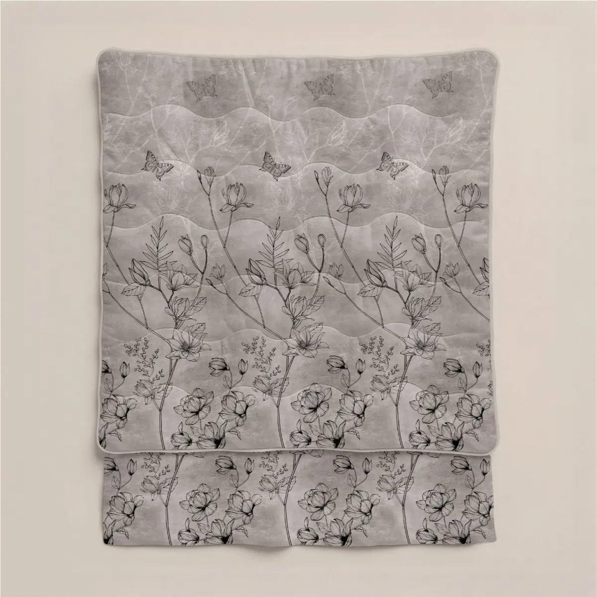 Zelesta Royalbed Butterfly Forest 200x200cm - Dekbed zonder overtrek - met instopstrook - wasbaar op 40 graden - droger geschikt 6 Royalbed Butterfly Forest formaat