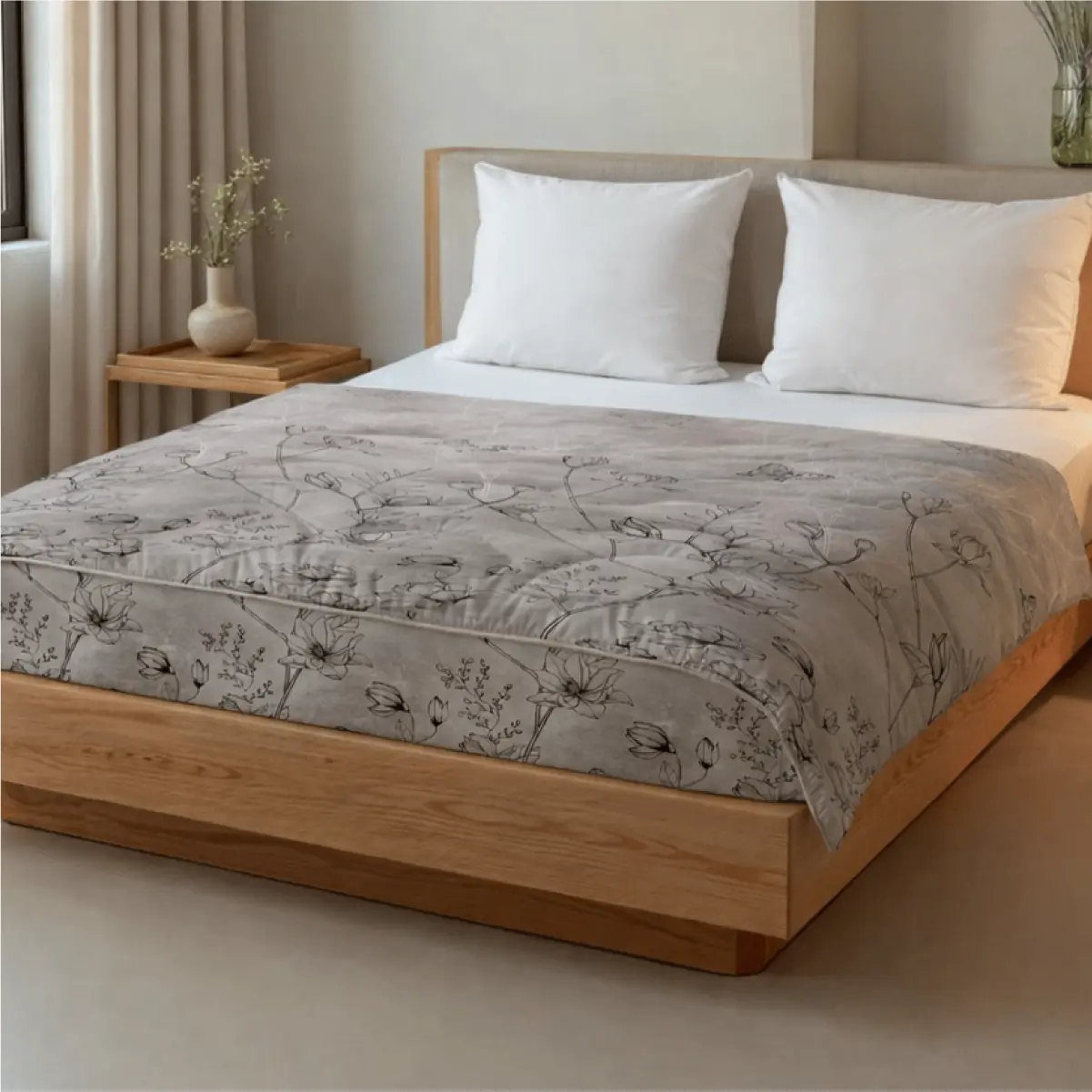 Zelesta Royalbed Butterfly Forest 200x200cm - Dekbed zonder overtrek - met instopstrook - wasbaar op 40 graden - droger geschikt 5 Royalbed Butterfly Forest sfeer