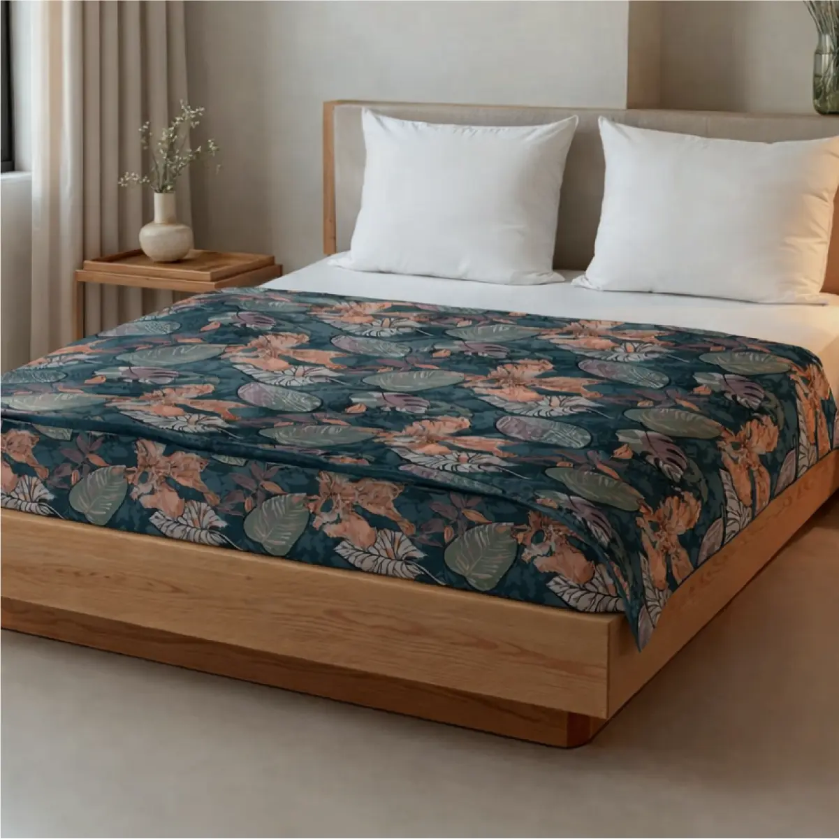 Zelesta Royalbed Flower Power 240x200cm - Dekbed zonder overtrek - met instopstrook - wasbaar op 40 graden - droger geschikt 5 Royalbed Flower Power sfeer