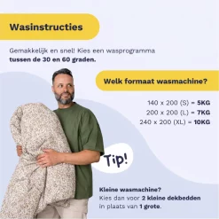 Royalbed Sand Panter wasinstructies