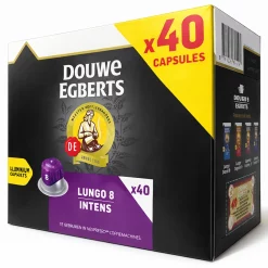 Douwe Egberts Lungo 8 Intens Koffiecups Voordeelpak 40 cups