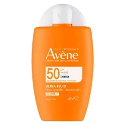 Avène Ultra Fluid Invisible SPF50 Getinte zonnebrandcrème voor alle huidtypen 50ml