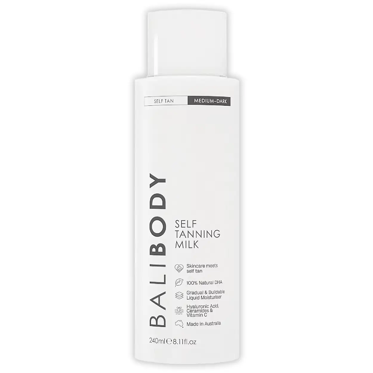 Bali Body Self Tanning Milk 240ml - Natuurlijke Glow 3 Bali Body Self Tanning Milk 240ml