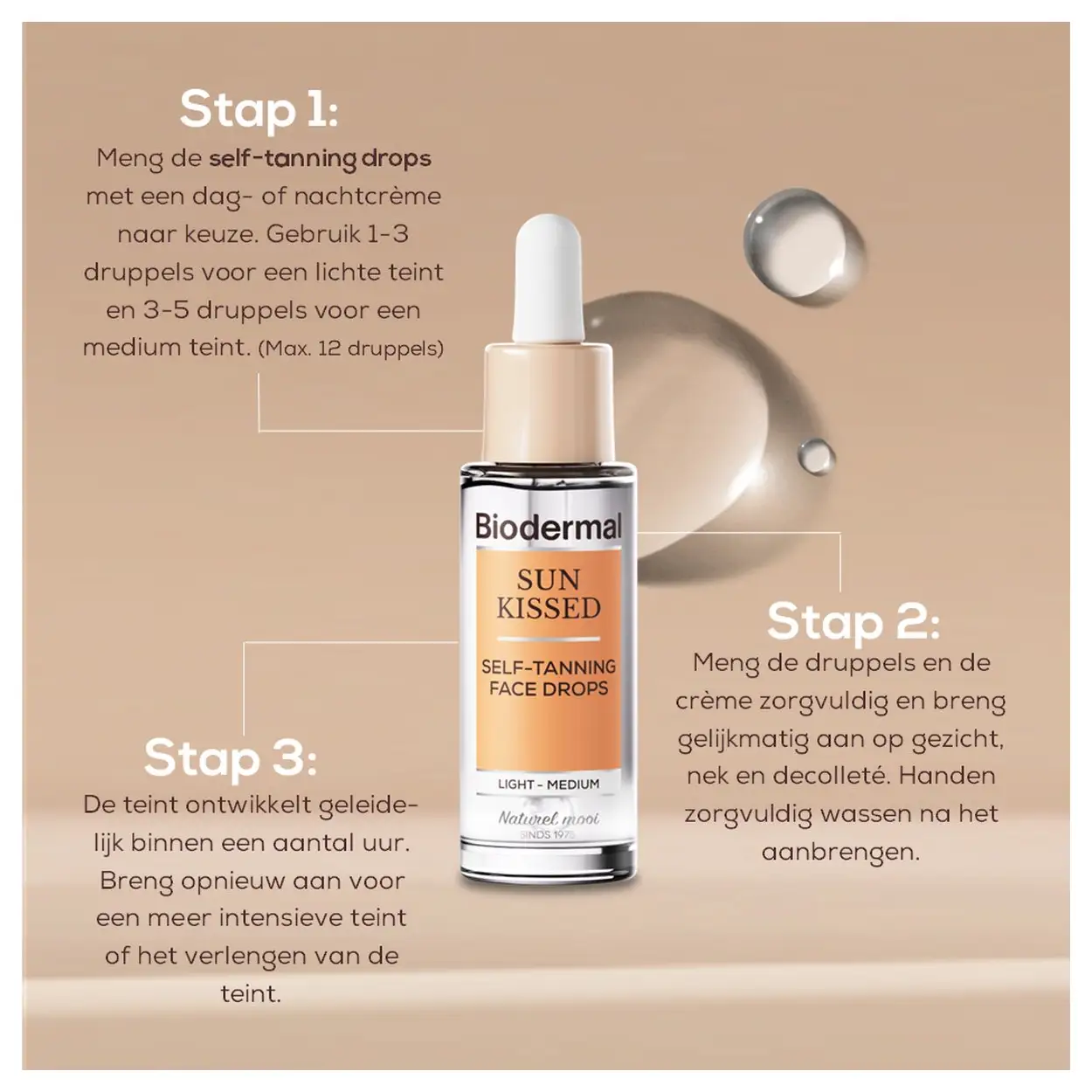 Biodermal Self-Tanning Face Drops 30ml 6 Biodermal Self-Tanning Face Drops 30ml
