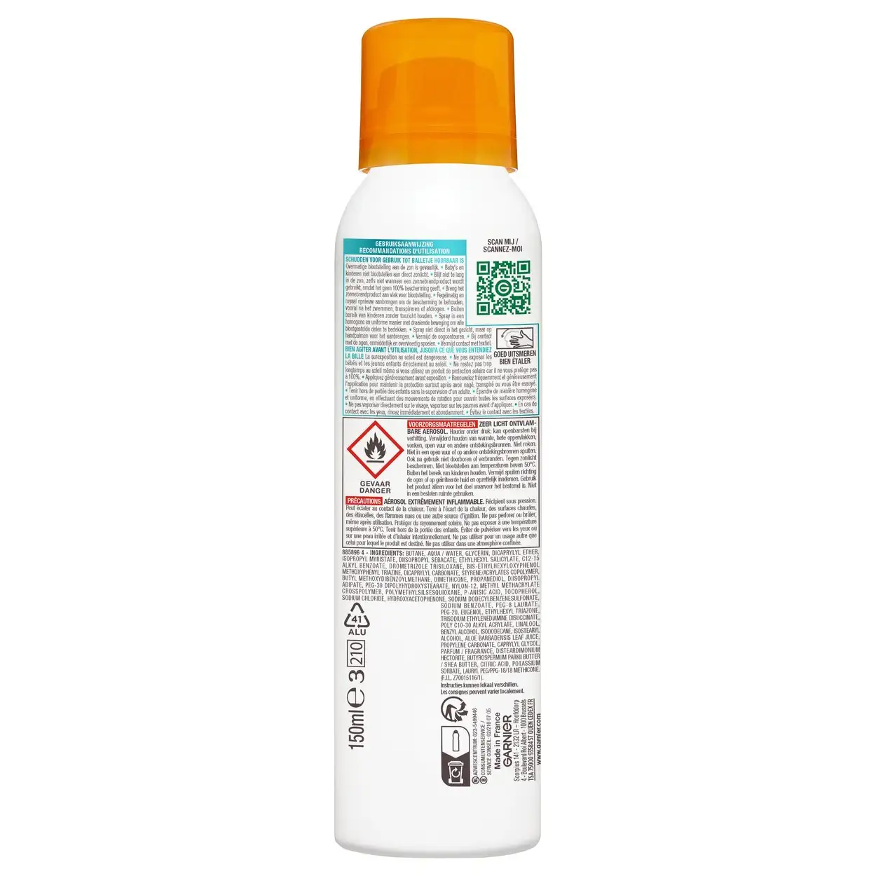 Garnier Ambre Solaire Invisible Protect Mist SPF30 150ml 4 Garnier Ambre Solaire Invisible Protect Mist SPF30 150ml
