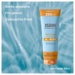 ISDIN Fotoprotector Gel Cream Wet Skin SPF50 250ml 11 ISDIN Fotoprotector Gel Cream Wet Skin SPF50 250ml