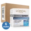 6x L'Oréal Paris Wrinkle Expert 35 dagcrème 50ml