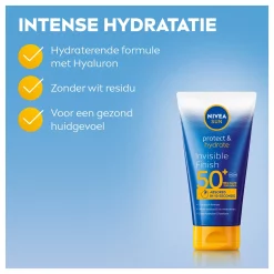 NIVEA Sun SPF50 Invisible Finish Hydrate & Bescherm 150ml