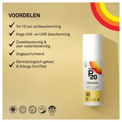 P20 Original SPF30 Zonnebrand Spray 85ml