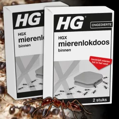 2x HG Mierenlokdoos BINNEN (2-pack) Dood Alle Mieren!