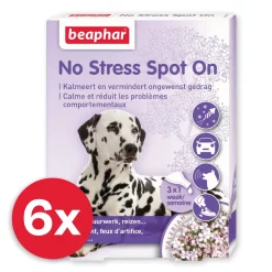 6x Beaphar No Stress Spot On Hond Anti stressmiddel