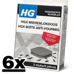 6x HG Mierenlokdoos BINNEN (2-pack) Dood Alle Mieren!