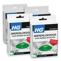 4x HG Mierenlokdoos BUITEN en binnen Dood Mieren En Hun Nest! (2 stuks)