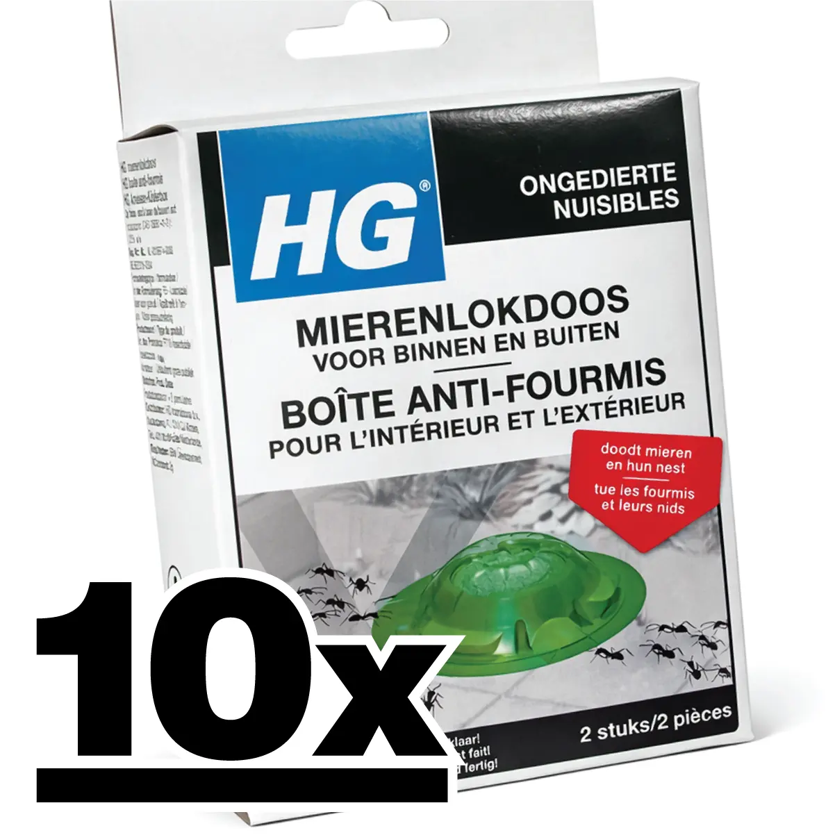 10x HG Mierenlokdoos BUITEN en binnen Dood Mieren En Hun Nest! (2 stuks) 3 10x HG Mierenlokdoos BUITEN en binnen Dood Mieren En Hun Nest! (2 stuks)