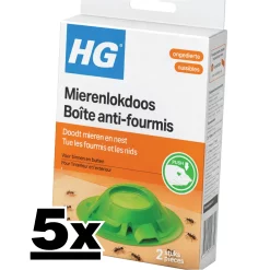 5x HG Mierenlokdoos BUITEN en binnen Dood Mieren En Hun Nest! (2 stuks)