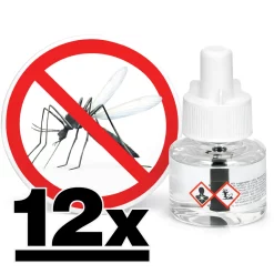 12x HG Muggenstekker Navulling 45ml