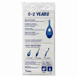 Jordan Baby Tandenborstel 6-Pack 0-2 Jaar | Extra Zacht 6 Jordan Baby Tandenborstel 0-2 jaar | Extra Zacht