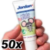 50x Jordan Kids tandpasta 0–5 jaar 12ml