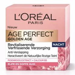 L’Oréal Paris Age Perfect Golden Age nachtcrème Met Neo-Calcium Om de huid te verstevigen 50ml