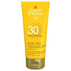 Louis Widmer Sun Gel SPF30 Ongeparfumeerd 100ml
