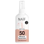Naïf Minerale Zonnebrand Spray SPF50 voor Baby’s en Kinderen 175ml