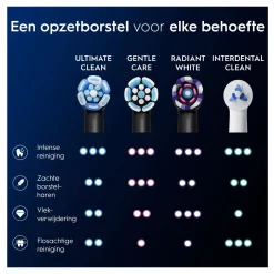 Oral-B iO Series Ultimate Clean Black 4-Pack opzetborstels
