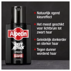 Alpecin Grey Attack Cafeïne en Kleur Shampoo 200ml 14 Alpecin Grey Attack Cafeïne en Kleur Shampoo