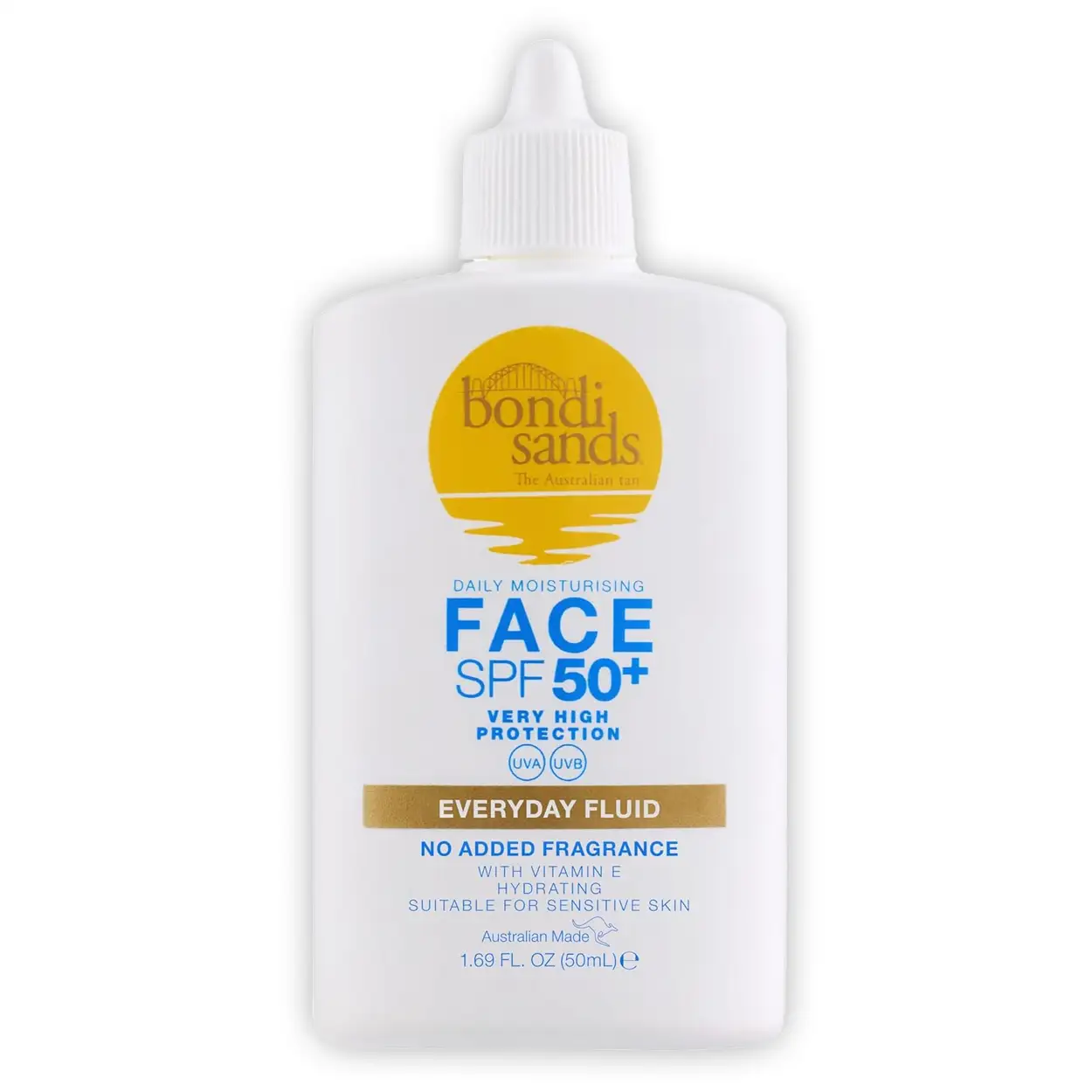 Bondi Sands Zonnebrand Face Fluid Parfumvrij SPF50 50ml 3 Bondi Sands Zonnebrand Face Fluid Parfumvrij SPF50 50ml