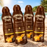 4x Hawaiian Tropic Dry Oil Spray SPF30 177ml - Glow & Bescherming