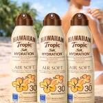 3x Hawaiian Tropic Silk Hydration SPF30 177ml Luchtige zonnebrandspray