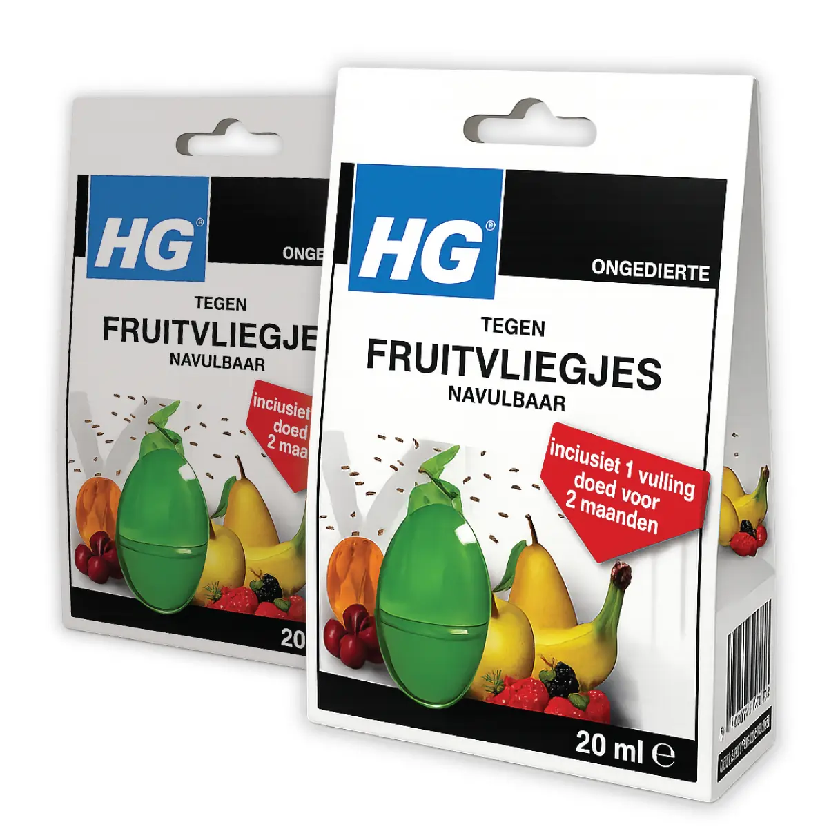 2x HG Fruitvliegjesval (20ml) 3 2x HG Fruitvliegjesval (20ml)