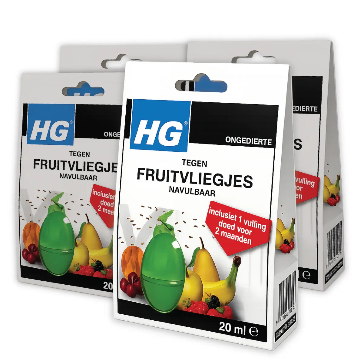 4x HG Fruitvliegjesval (20ml) 3 4x HG Fruitvliegjesval (20ml)