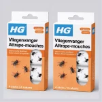 2x HG Vliegenvanger Gifvrij & Geurloos (4-packs)