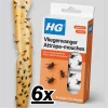 6x HG Vliegenvanger Gifvrij & Geurloos (4-packs)