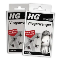 2x HG Vliegenvanger Gifvrij & Geurloos (4-packs)