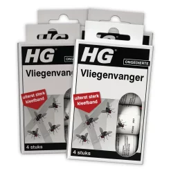 4x HG Vliegenvanger Gifvrij & Geurloos (4-packs)