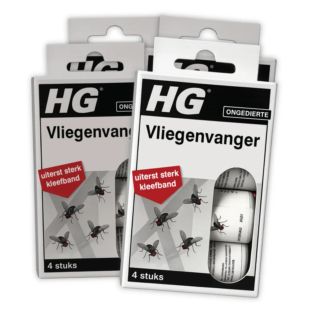4x HG Vliegenvanger Gifvrij & Geurloos (4-packs) 3 4x HG Vliegenvanger Gifvrij & Geurloos (4-packs)