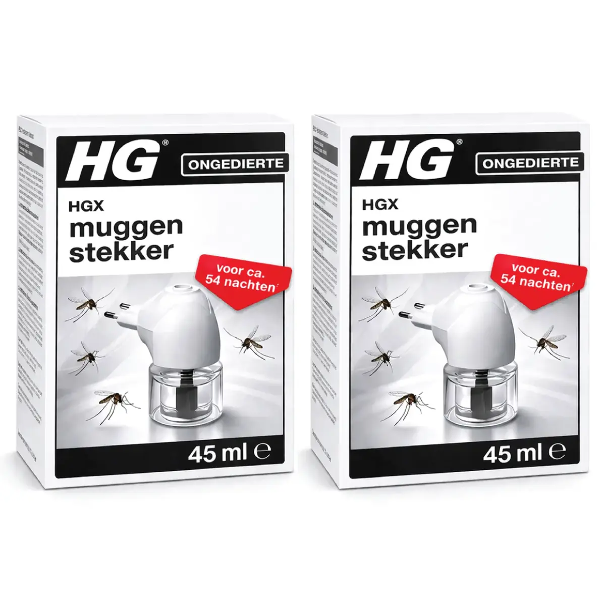 2x HGX Muggenstekker - Reukloze bescherming tegen muggen 3 2x HGX Muggenstekker - Reukloze bescherming tegen muggen