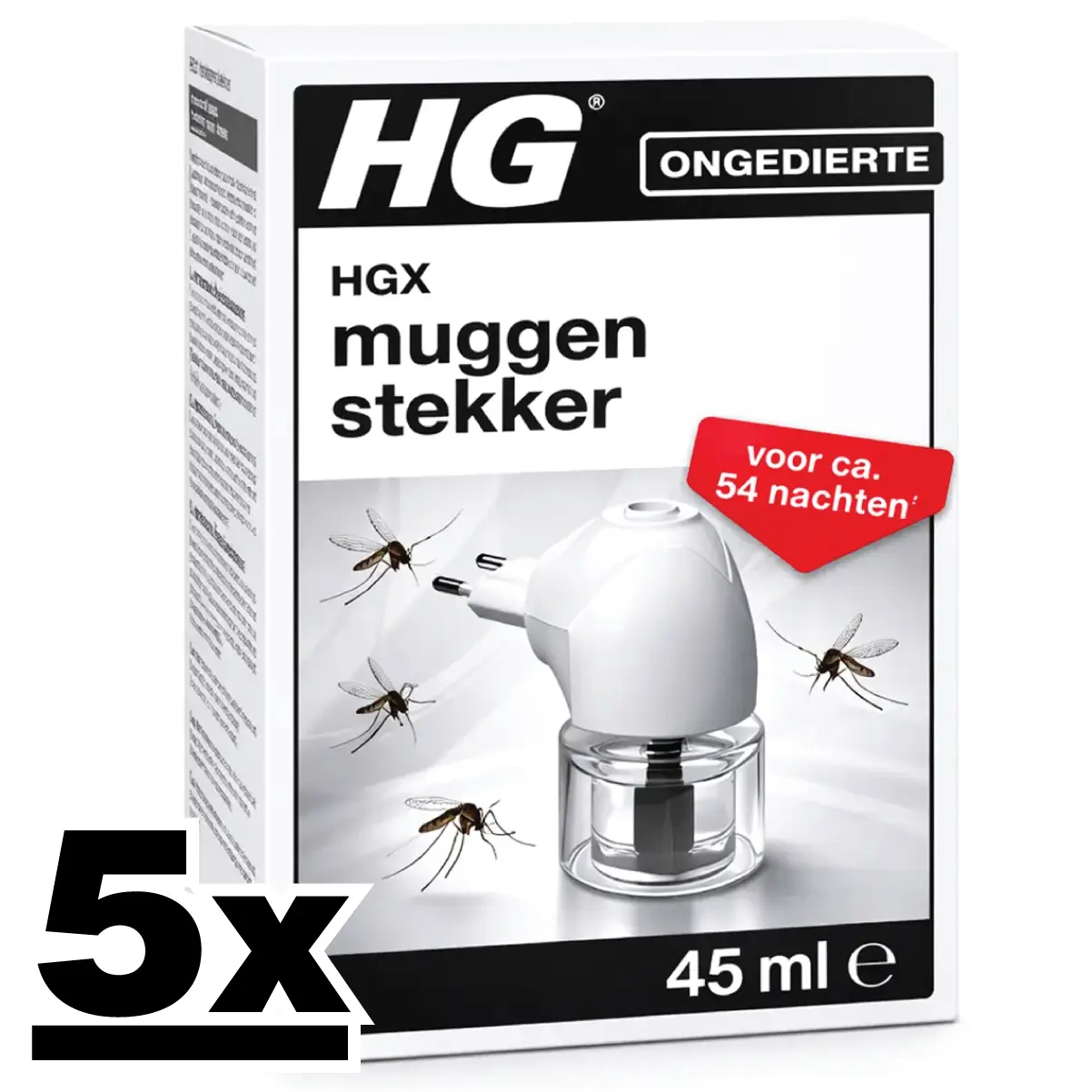 5x HGX Muggenstekker - Reukloze bescherming tegen muggen 3 5x HGX Muggenstekker - Reukloze bescherming tegen muggen