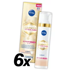 6x Niveau Luminous630 CC Fluid Light SPF30 40ml