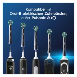 Oral-B CrossAction Opzetborstels Zwart 6-pack