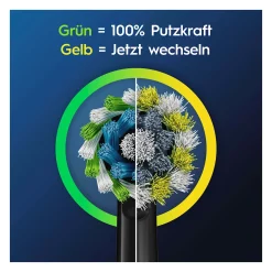 Oral-B CrossAction Opzetborstels Zwart 6-pack