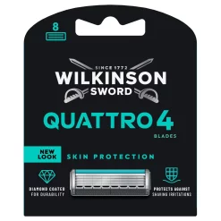 Wilkinson Sword Quattro Navulmesjes 8-pack