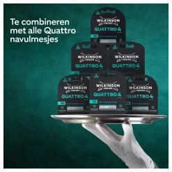 Wilkinson Sword Quattro Navulmesjes 8-pack