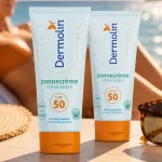 2x Dermolin Zonnecrème SPF 50 75g Beschermende zonnebrandcrème