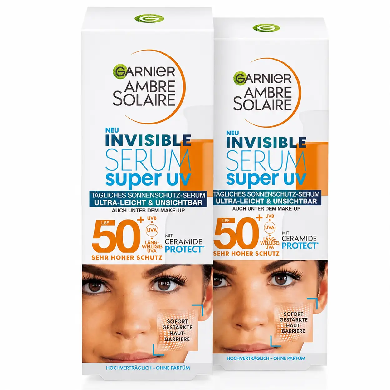 2x Garnier Ambre Solaire Zonnebrand Face invisible Serum super UV, SPF 50+, 30ml 3 2x Garnier Ambre Solaire Zonnebrand Face invisible Serum super UV, SPF 50+, 30ml